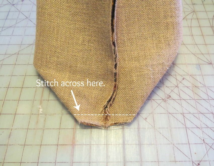 Burlap Tote Bag DIY